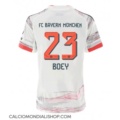 Maglie da calcio Bayern Munich Sacha Boey #23 Seconda Maglia Femminile 2025-26 Manica Corta Maglie da calcio Bayern Munich Sacha Boey #23 Seconda Maglia Femminile 2025-26 Manica Corta